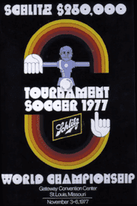Affiche championnat baby-foot 1977