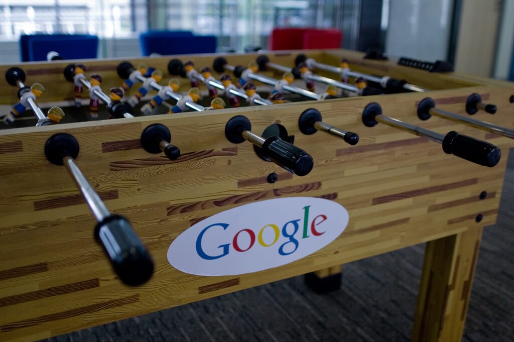 Google a adopté le baby-foot comme outil de management