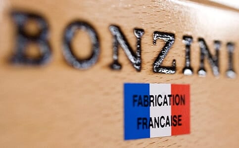 Logo de Bonzini, des baby-foots fabriqués en France