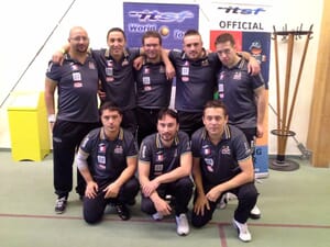 L'équipe de baby-foot d'Evry, vice-championne d'Europe multi-tables