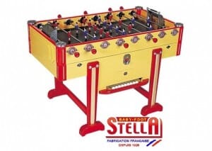 baby foot stella champion retro avec poignées rondes