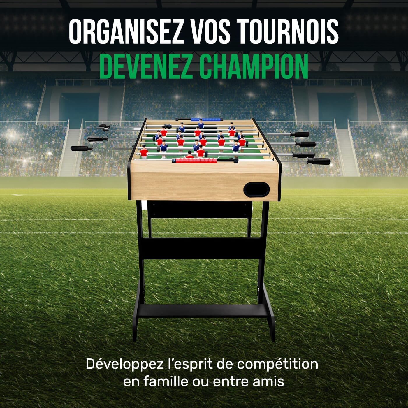 Babyfoot Pliable Zizou Bois Clair