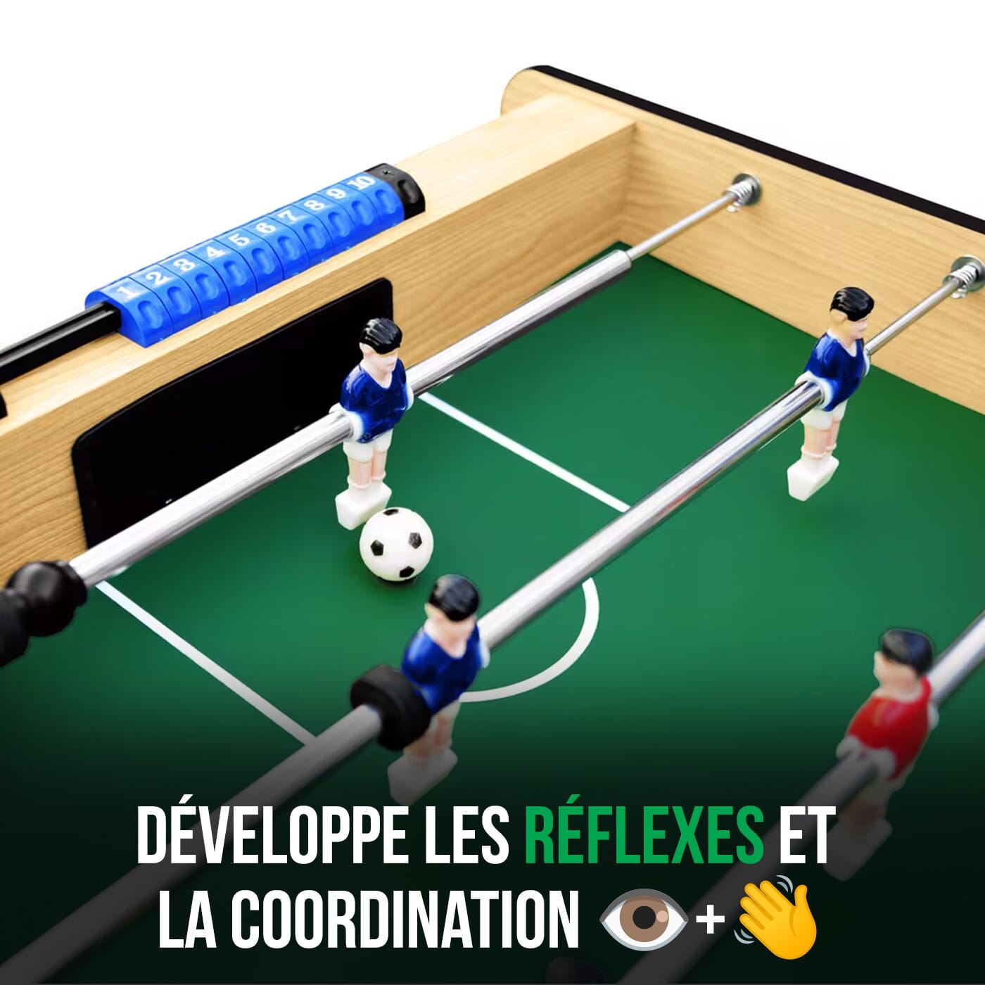 Babyfoot Pliable Zizou Bois Clair