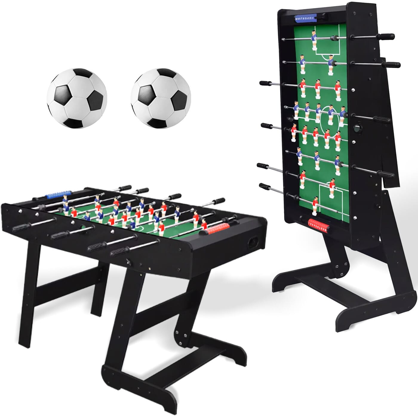 Baby foot Zizou pliable bois noir