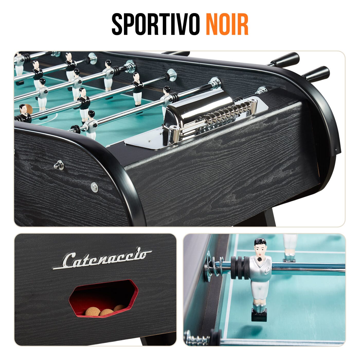 Baby foot Sportivo Flex noir