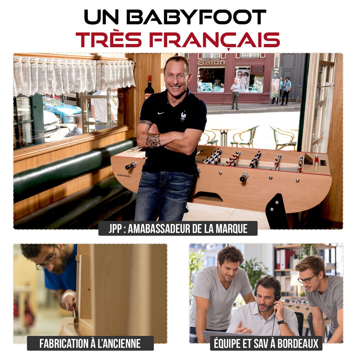 Baby foot Marius Bois Clair