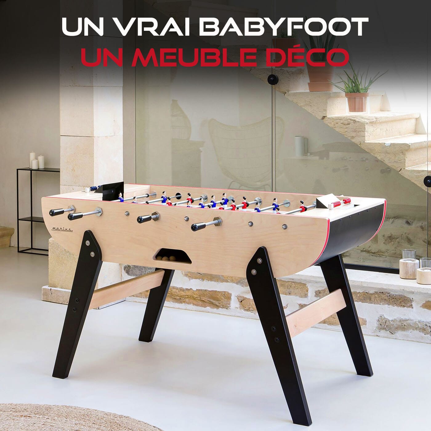 Baby foot Marius Bois Clair