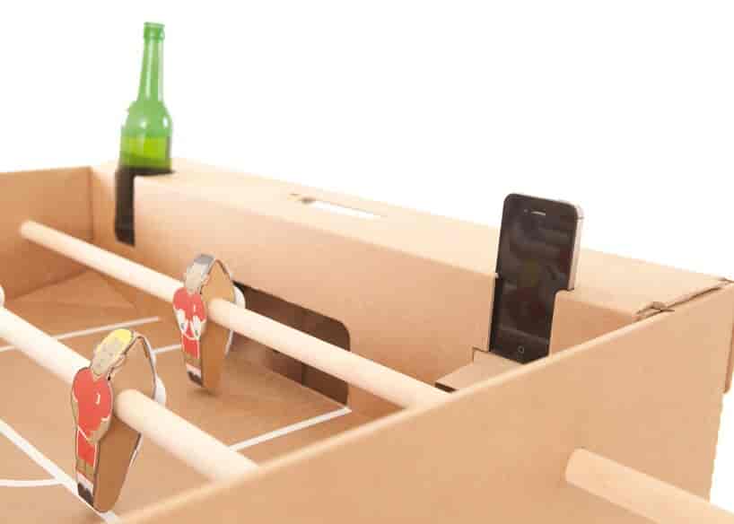 Baby foot Kartoni en carton recyclé
