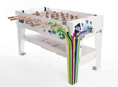 Baby foot Kartoni en carton recyclé