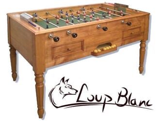 Baby-foot Loup Blanc Babylonia Style Louis Philippe