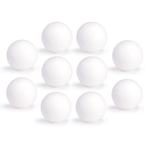 Balles de baby-foot Fas 34 mm blanc 10 pièces