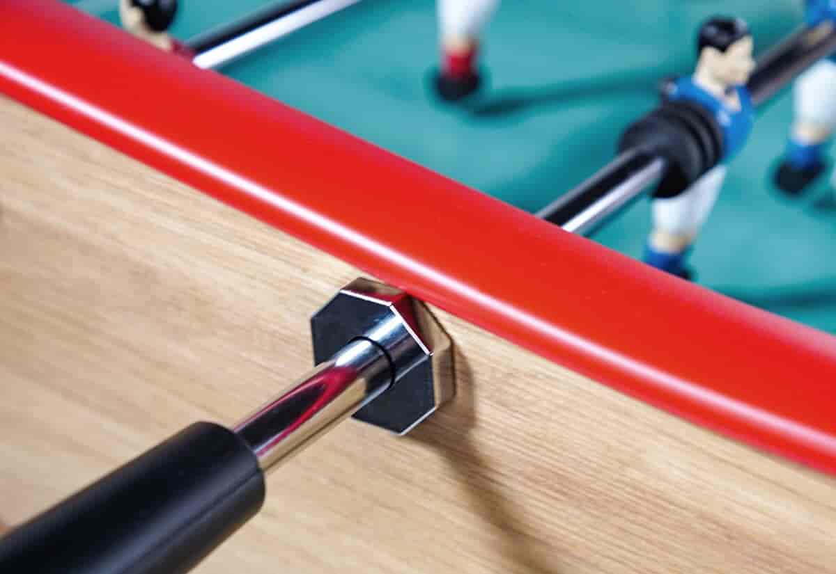 Baby foot avec monnayeur Catenaccio de bar en bois foncé