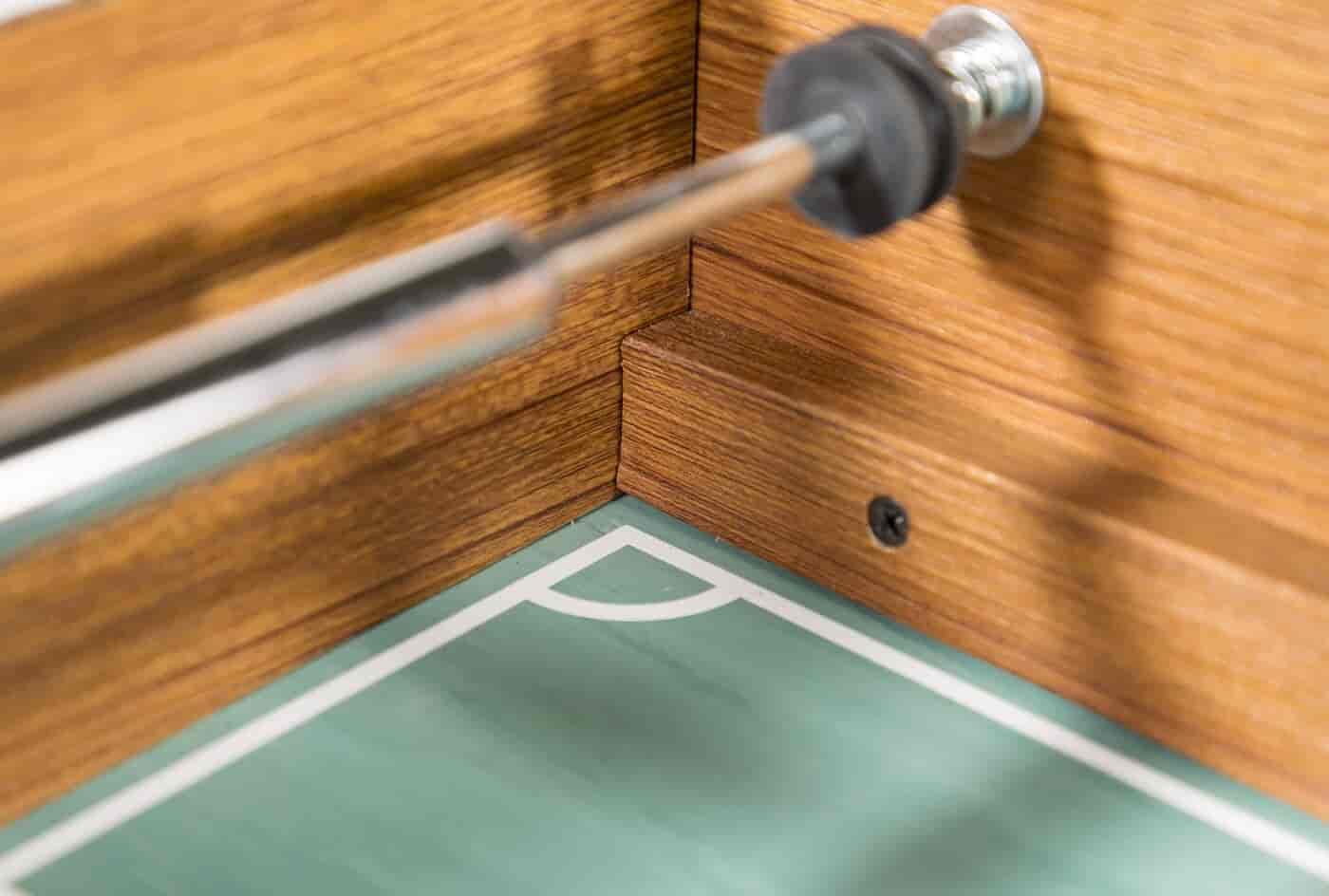 Baby foot avec monnayeur Catenaccio de bar en bois foncé