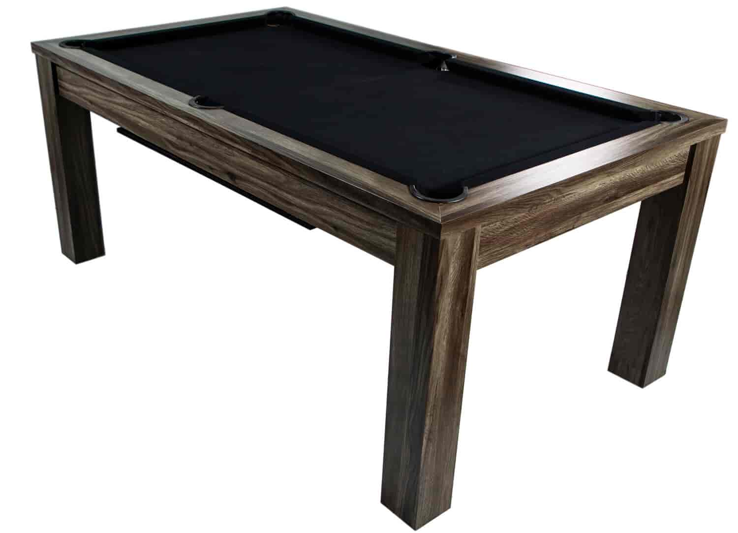 Billard Convertible 6FT taupe tapis noir Montgomery