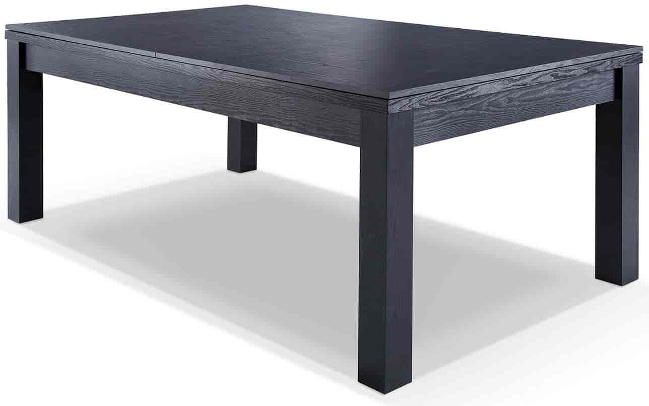 Billard Convertible 6FT noir tapis rouge Montgomery