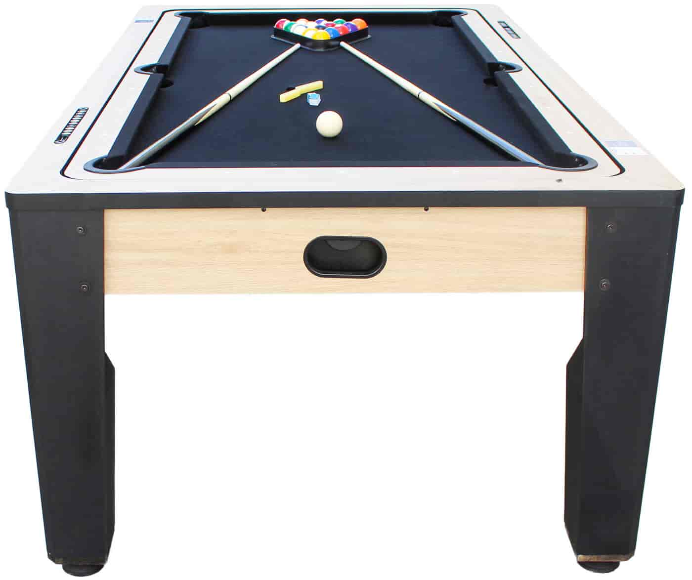 TABLE MULTI JEUX BILLARD CONVERTIBLE AIR HOCKEY INDUSTRIELLE BOIS CLAIR