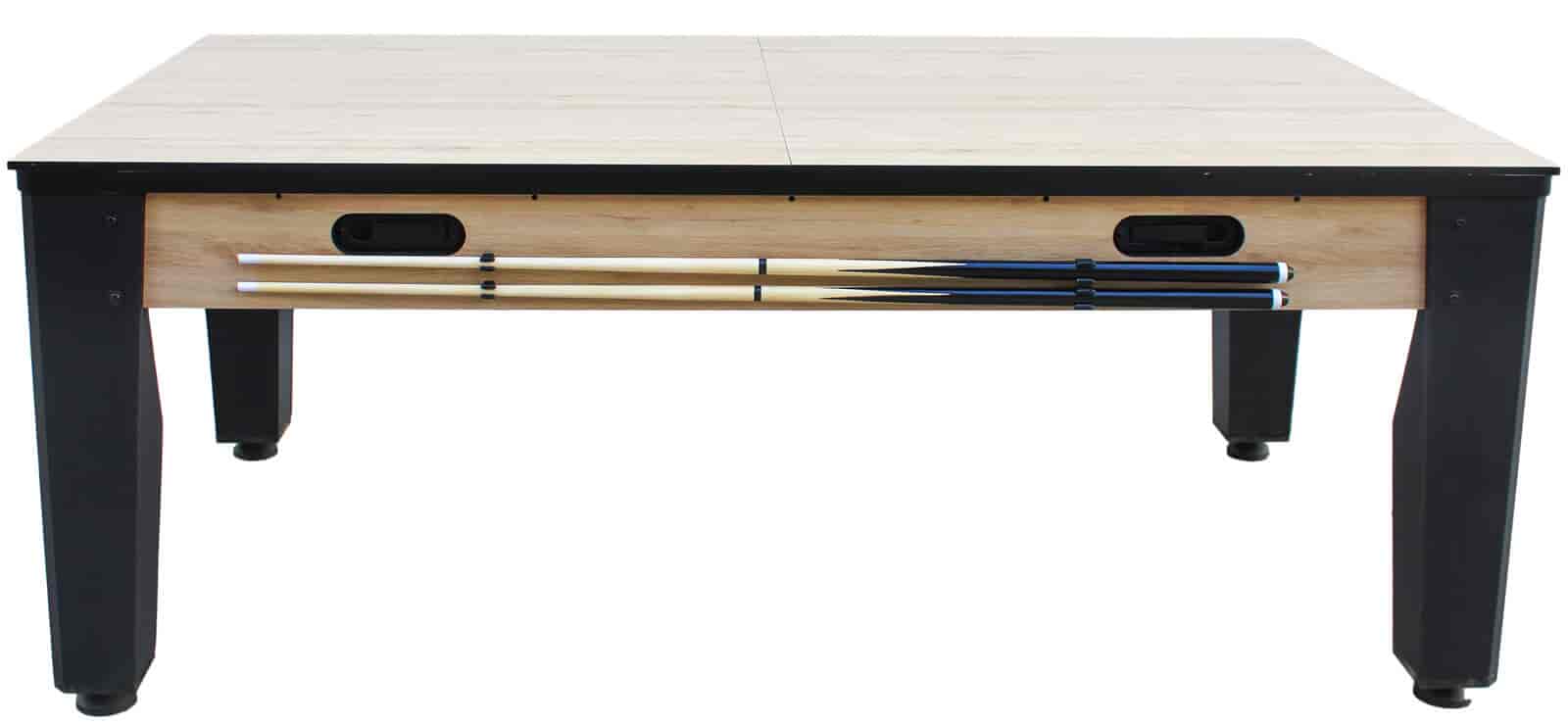 TABLE MULTI JEUX BILLARD CONVERTIBLE AIR HOCKEY INDUSTRIELLE BOIS CLAIR