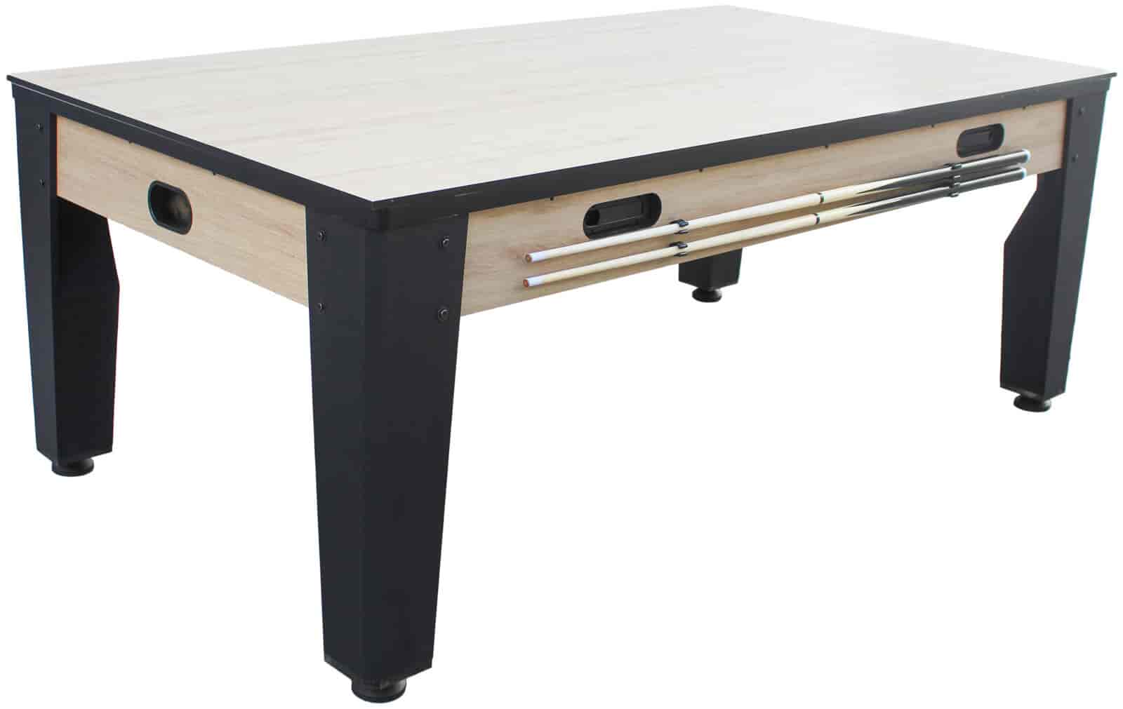 TABLE MULTI JEUX BILLARD CONVERTIBLE AIR HOCKEY INDUSTRIELLE BOIS CLAIR