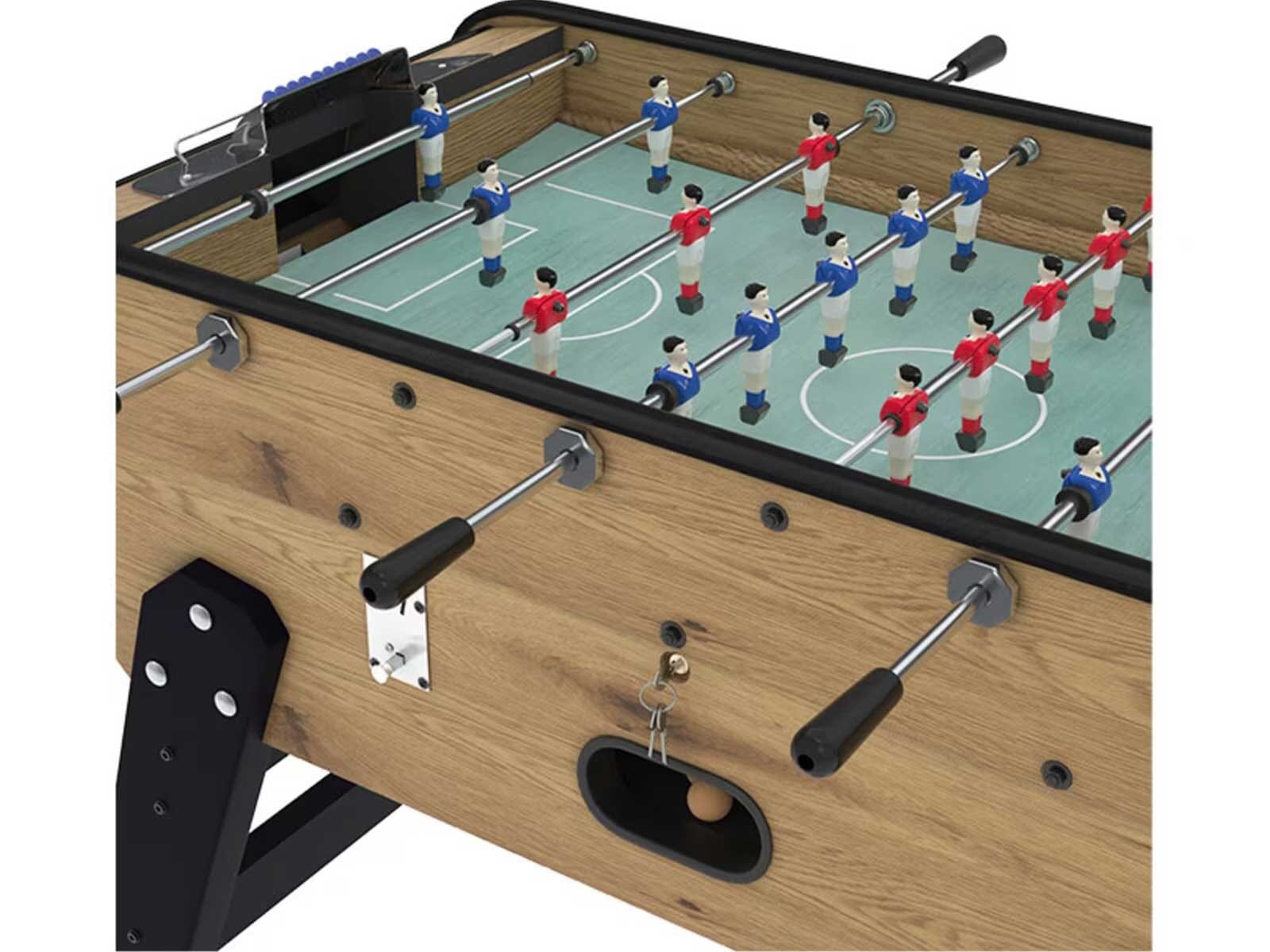 Bistrot - Baby foot Imitation vieux chêne avec monnayeur