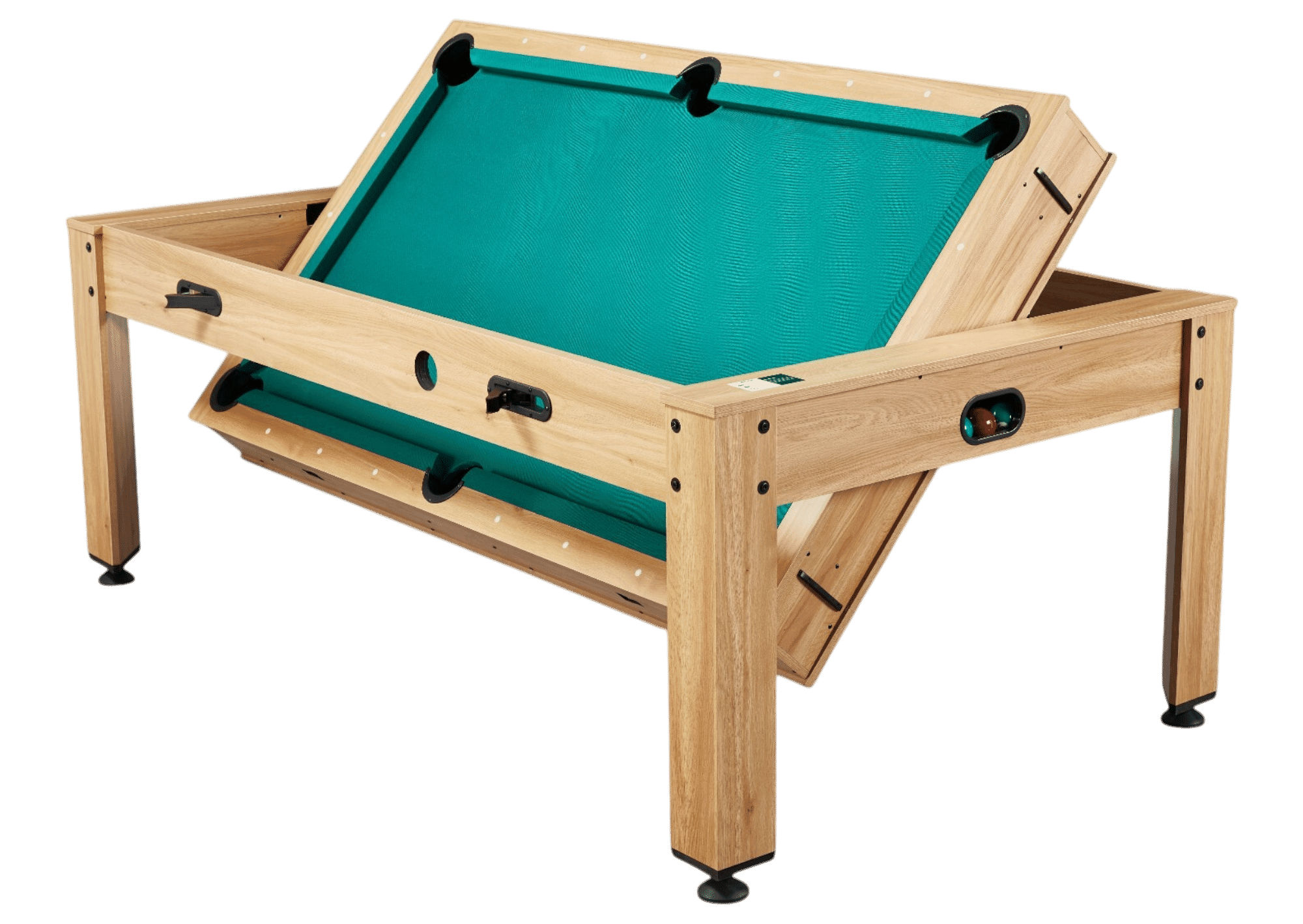 Table Multi Pro Rotative Adulte 7FT - Bois Clair
