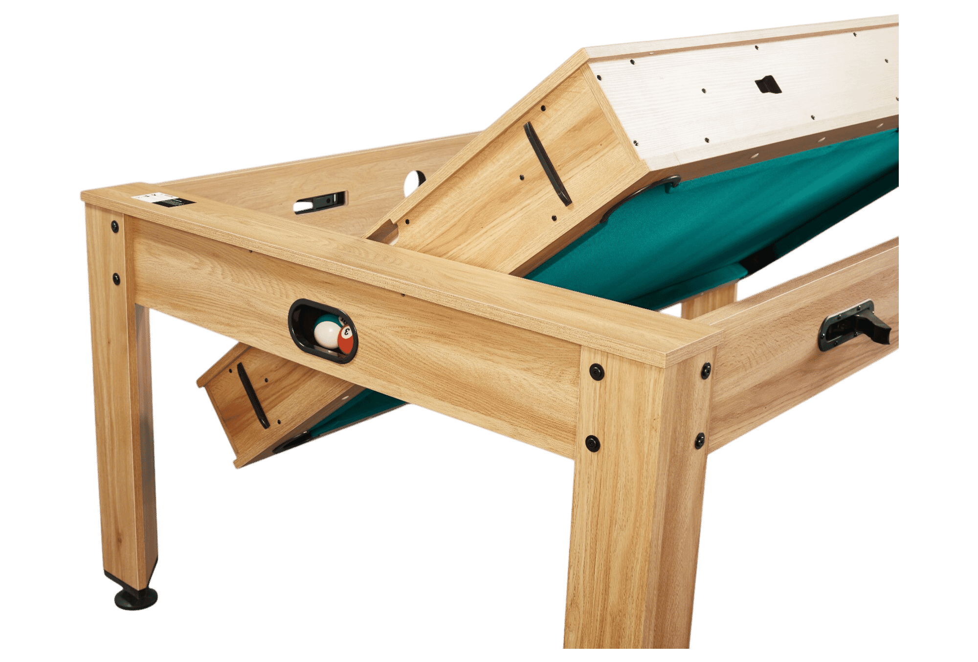Table Multi Pro Rotative Adulte 7FT - Bois Clair