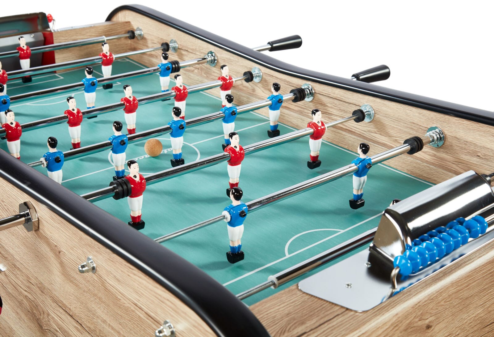 Baby foot Catenaccio Sportivo 2en1 chêne vieilli