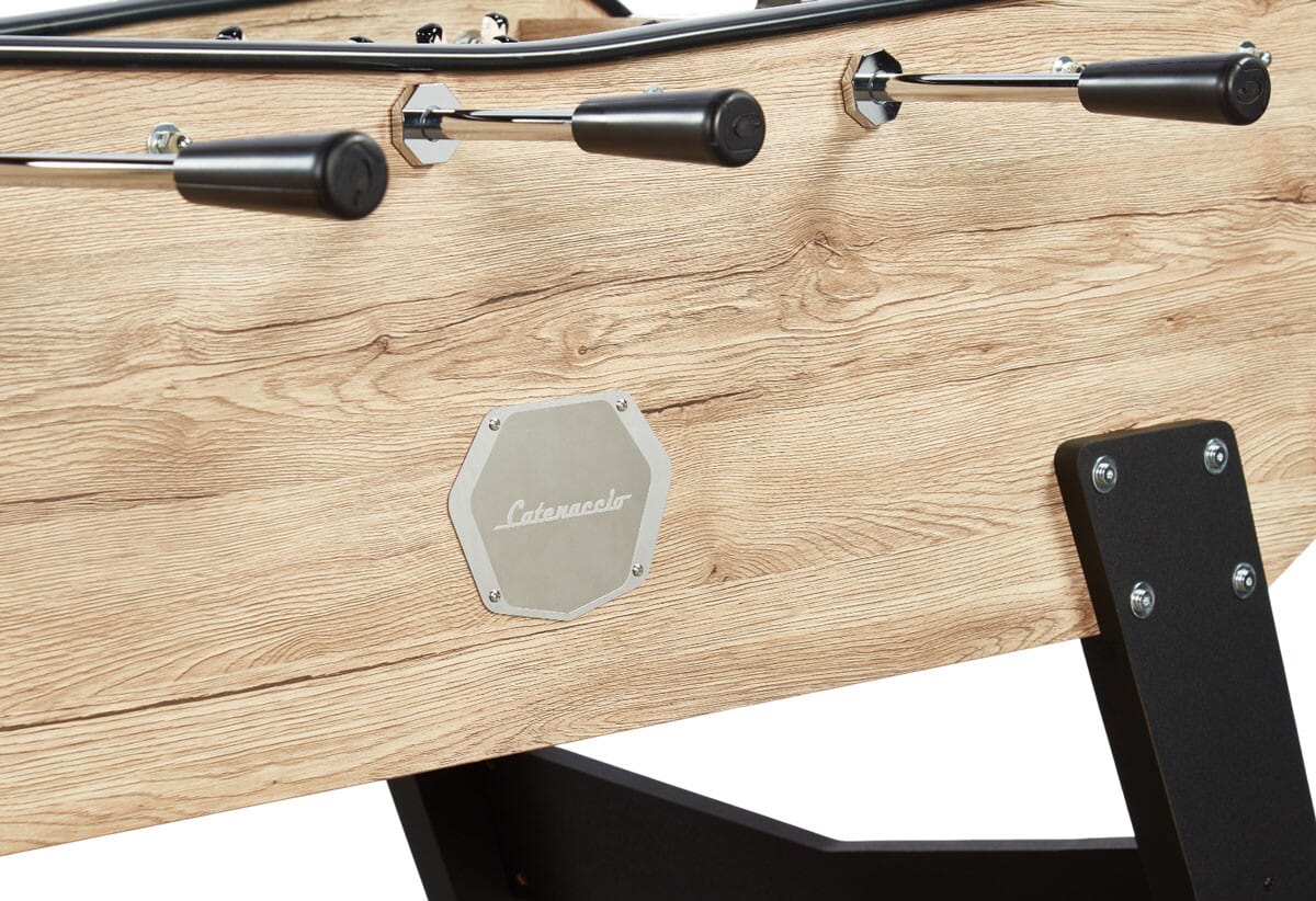 Baby foot Catenaccio Sportivo 2en1 chêne vieilli