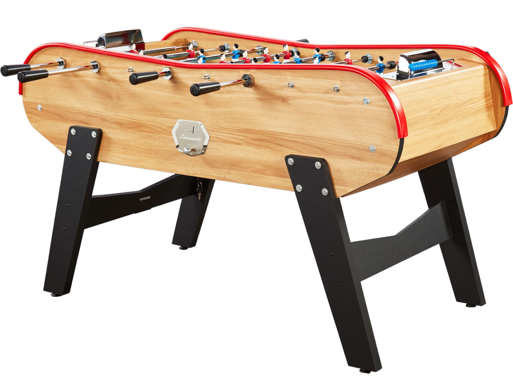 Baby foot avec monnayeur Catenaccio Flex bois clair