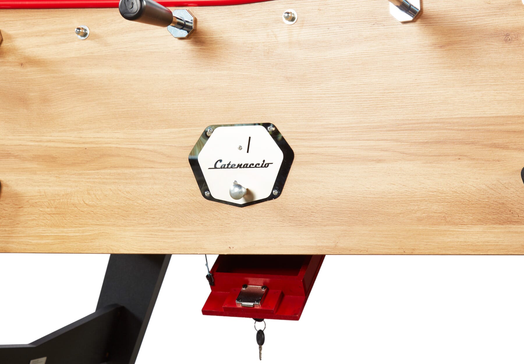 Baby foot avec monnayeur Catenaccio Flex bois clair