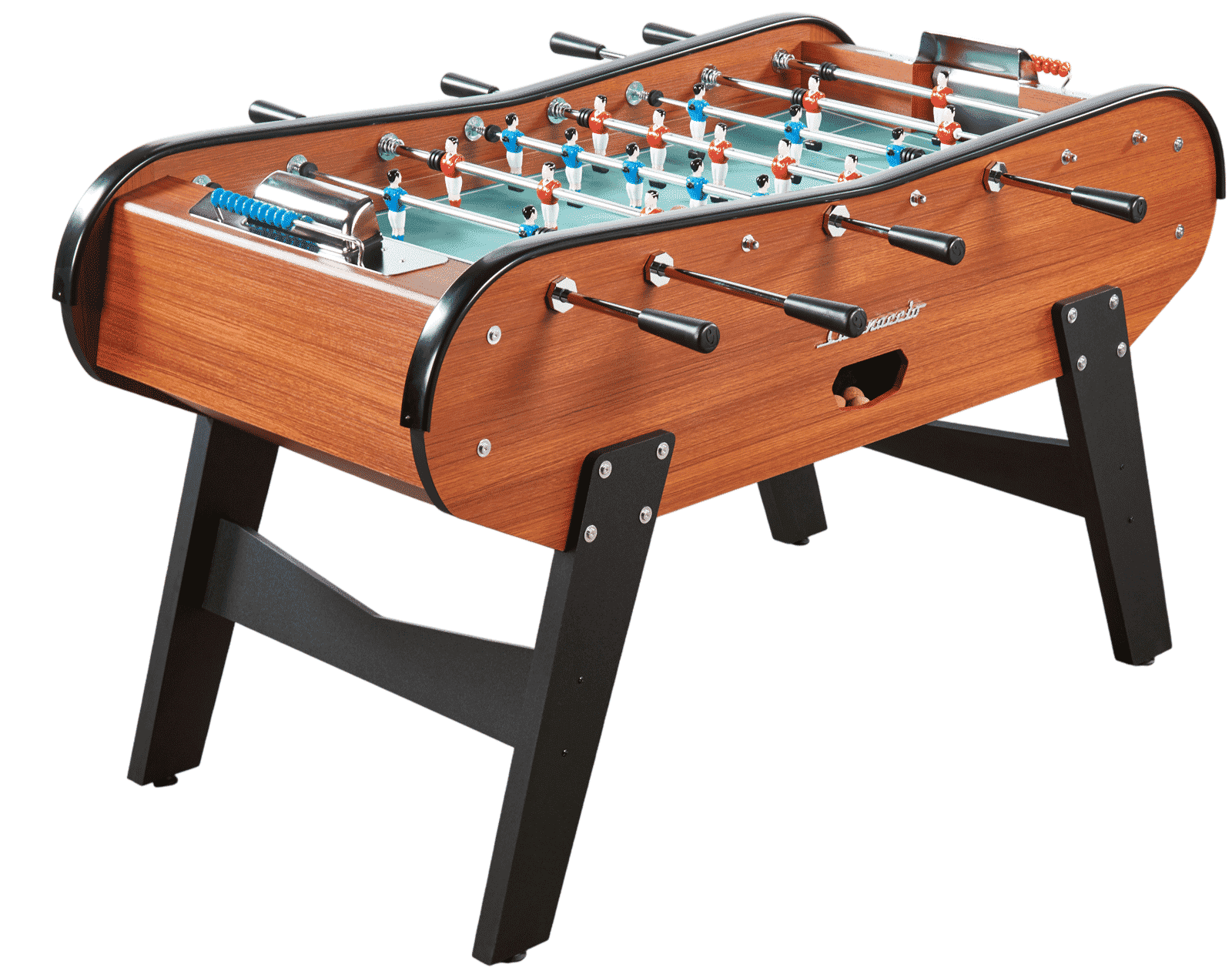 Baby foot avec monnayeur Catenaccio Flex bois foncé
