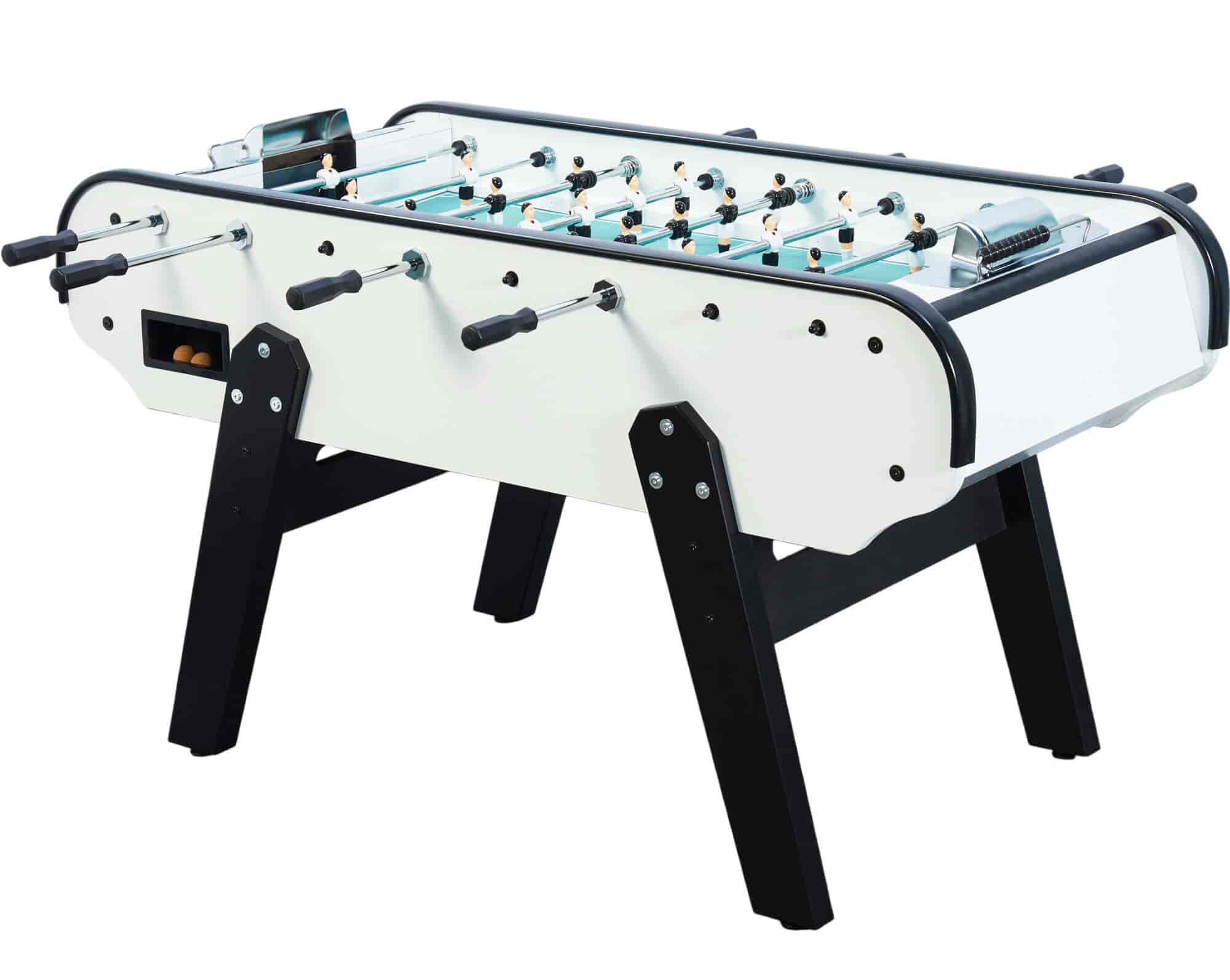 Table De Baby-foot Pliable Avec Pieds Amovibles - 2 En 1 Pour Sol Ou Table, 2 Ballons Inclus