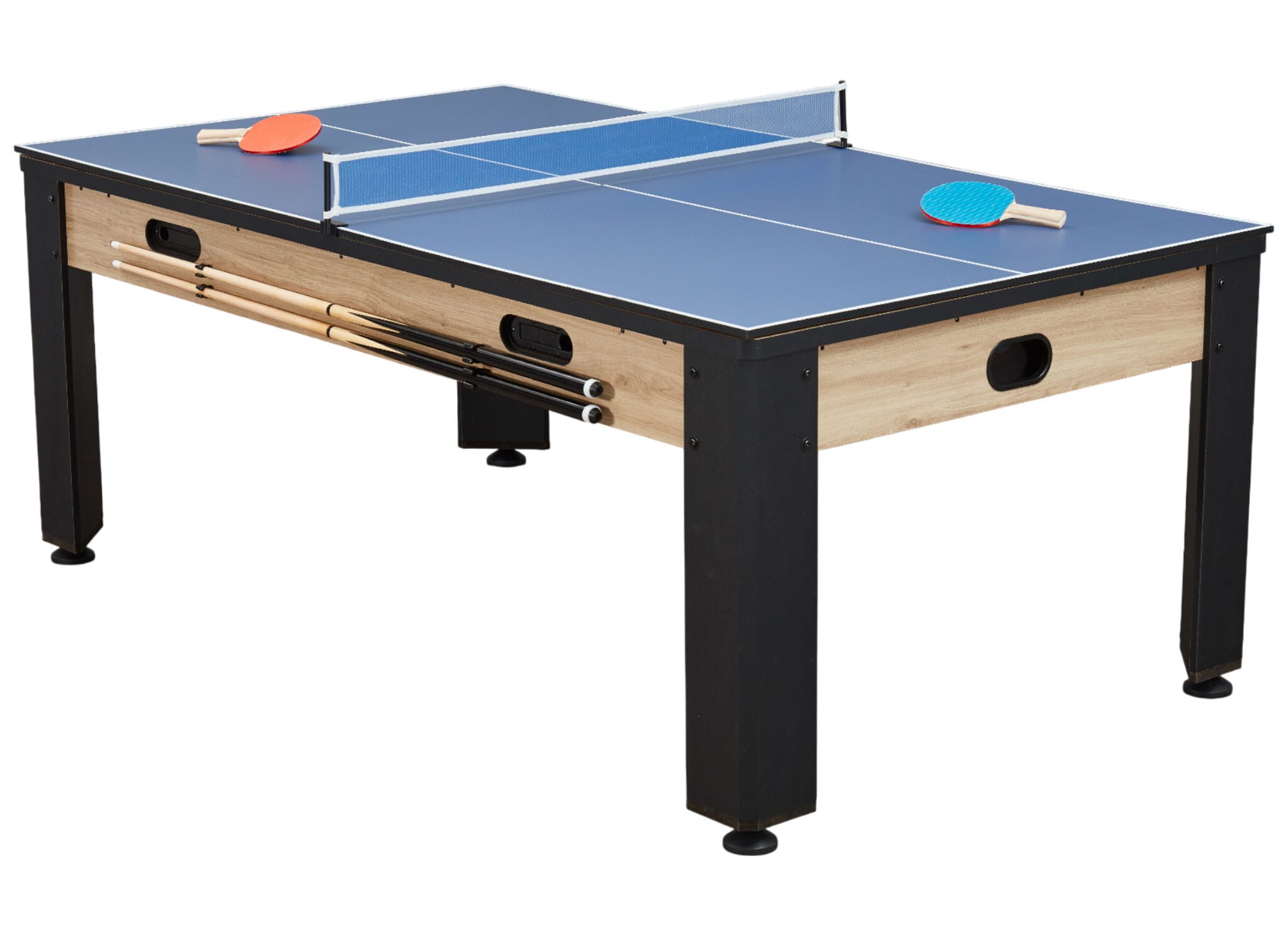 Table Multijeux 7FT Adulte indus bois clair