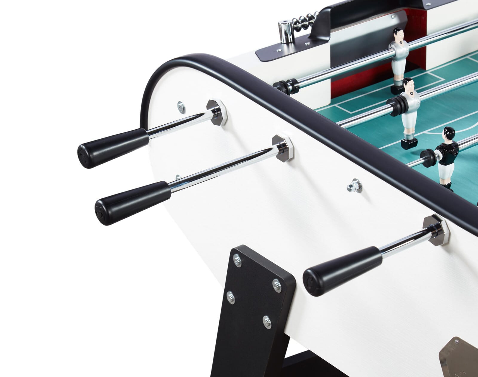 Baby foot de bar en bois Blanc monnayeur