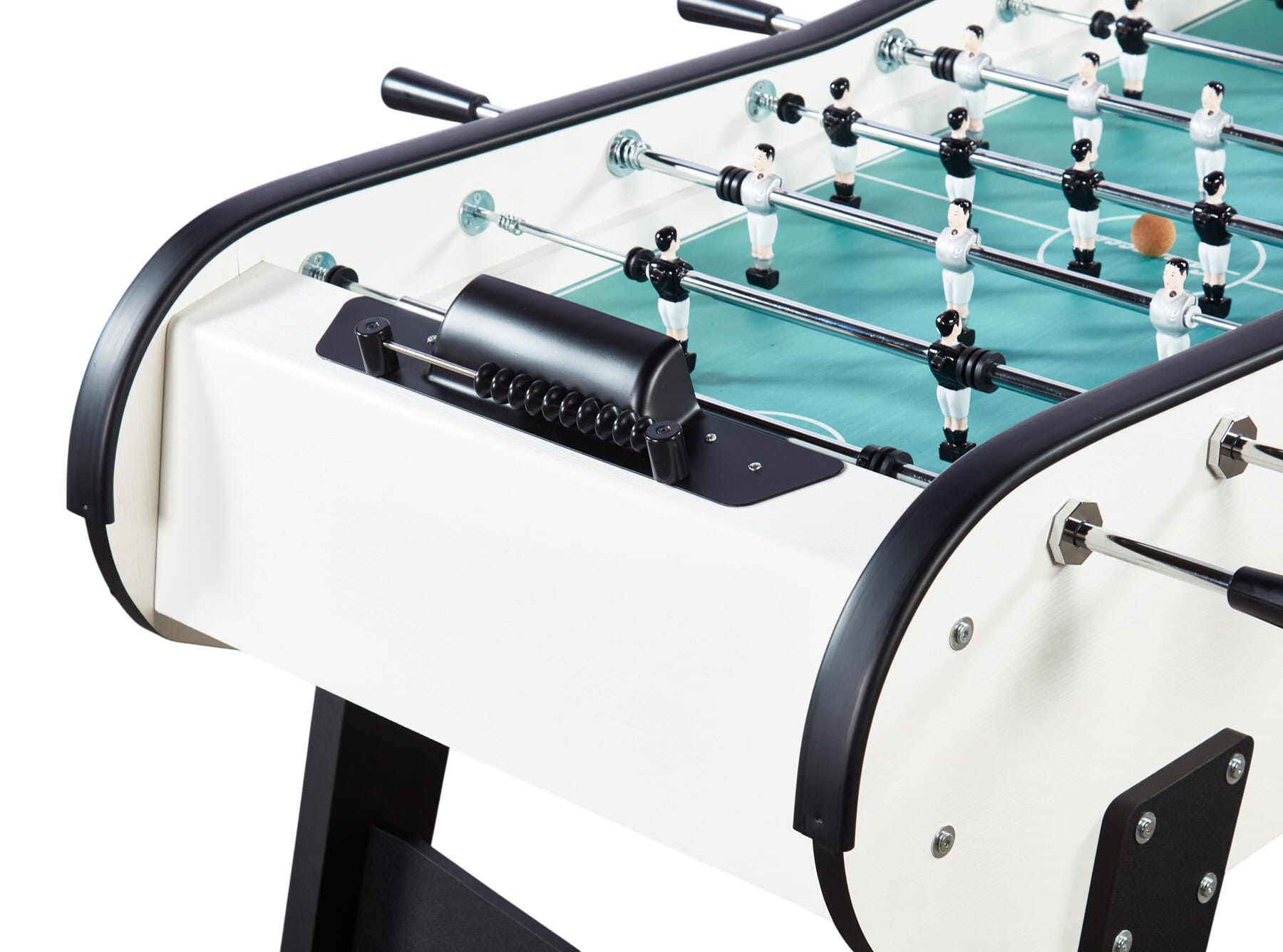 Baby foot de bar en bois Blanc monnayeur