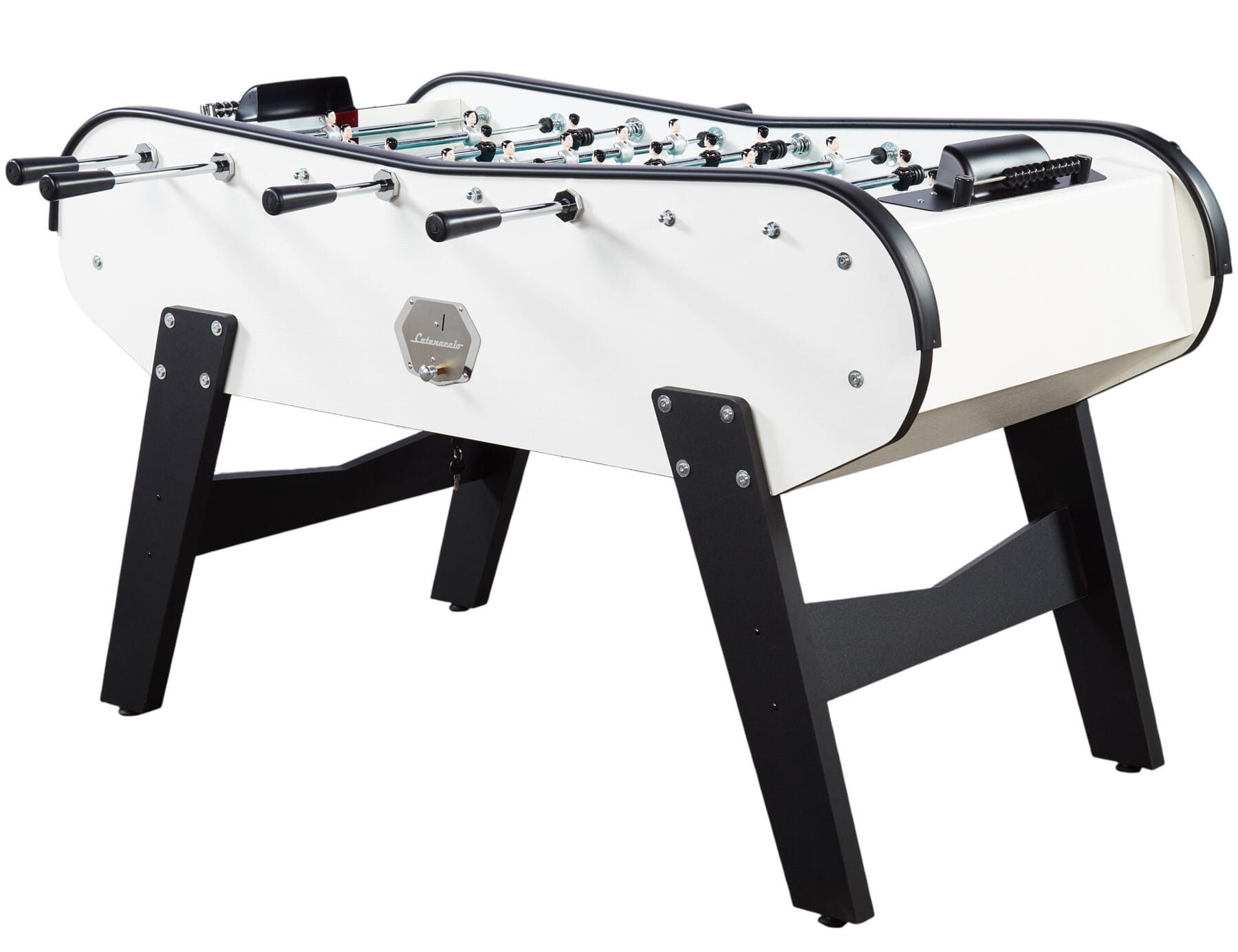 Baby foot de bar en bois Blanc monnayeur