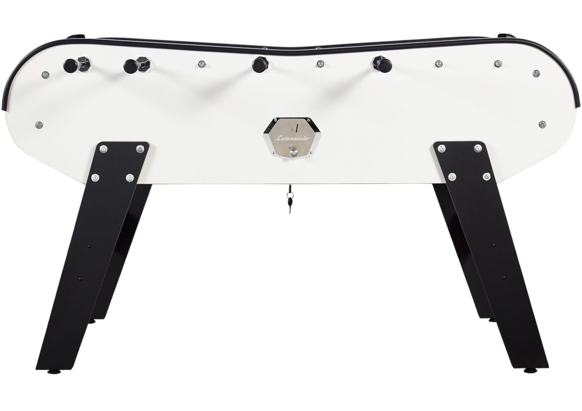 Baby foot de bar en bois Blanc monnayeur