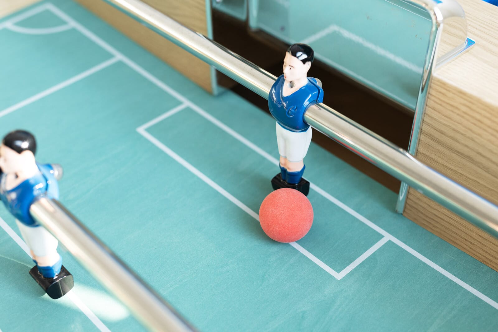 Lot 5 balles babyfoot de compétition rouges