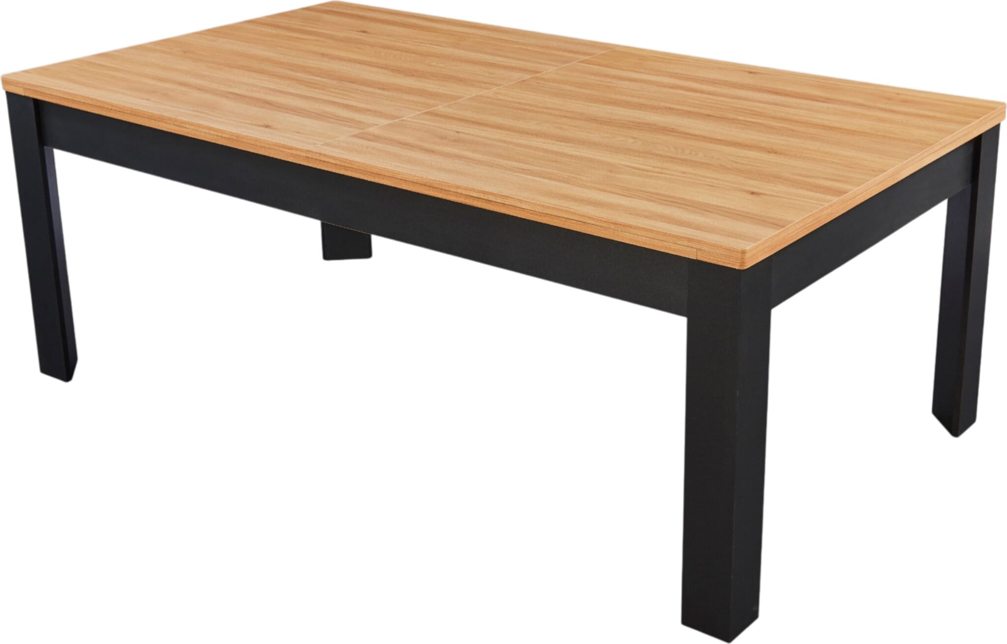 Billard Preggo convertible noir et bois tapis bleu