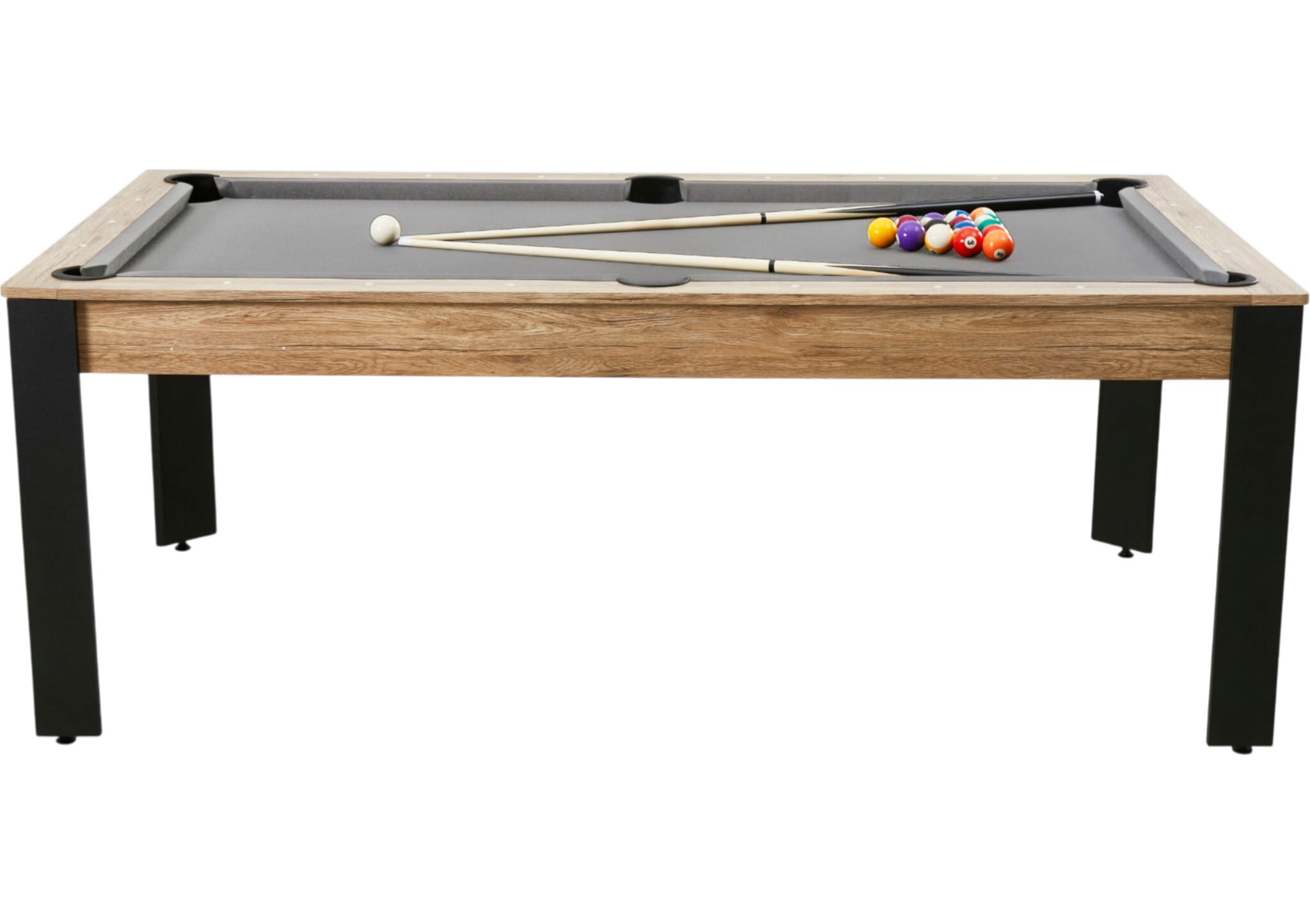 Billard preggo convertible Indus tapis gris