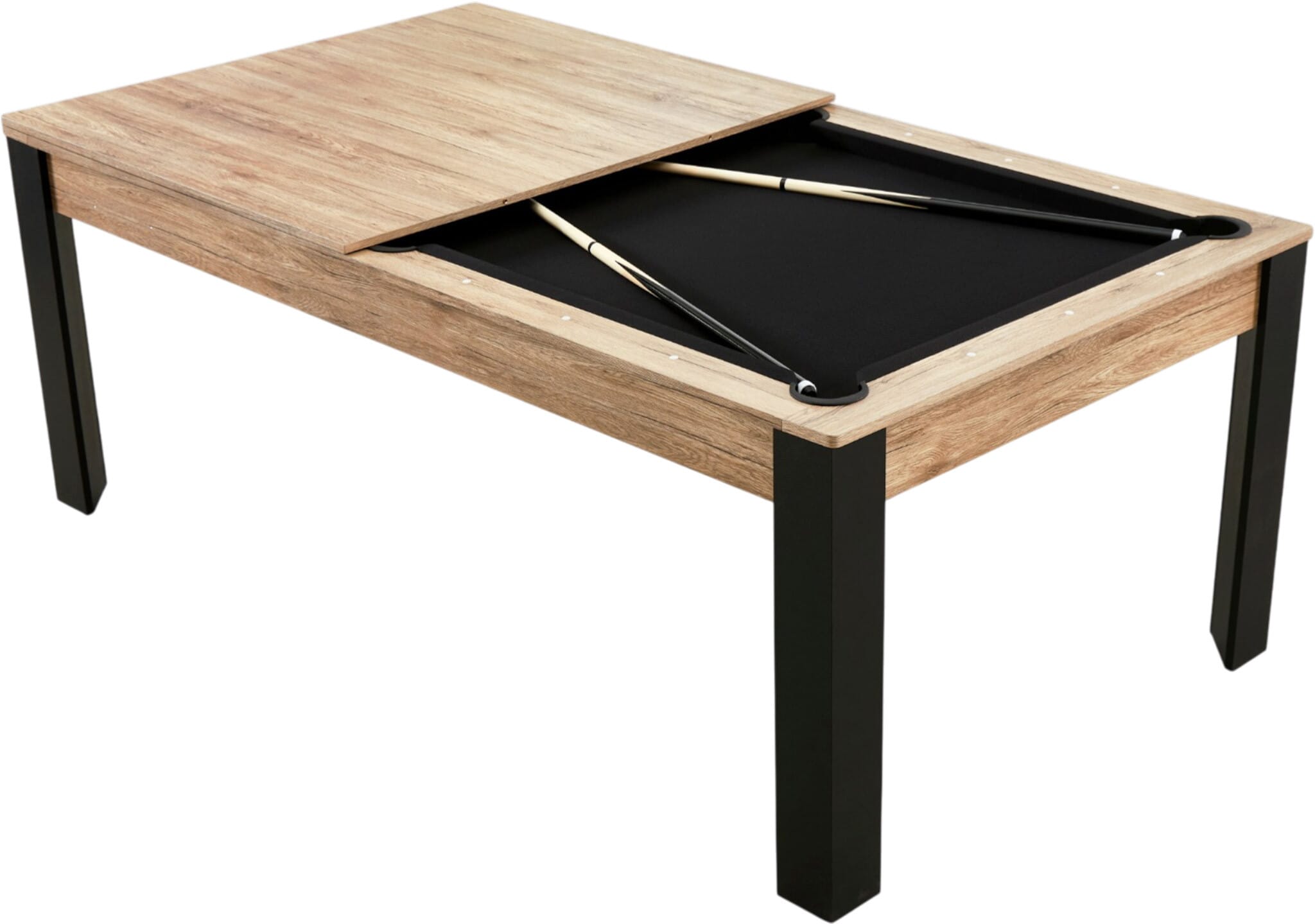 Billard preggo convertible Indus tapis noir