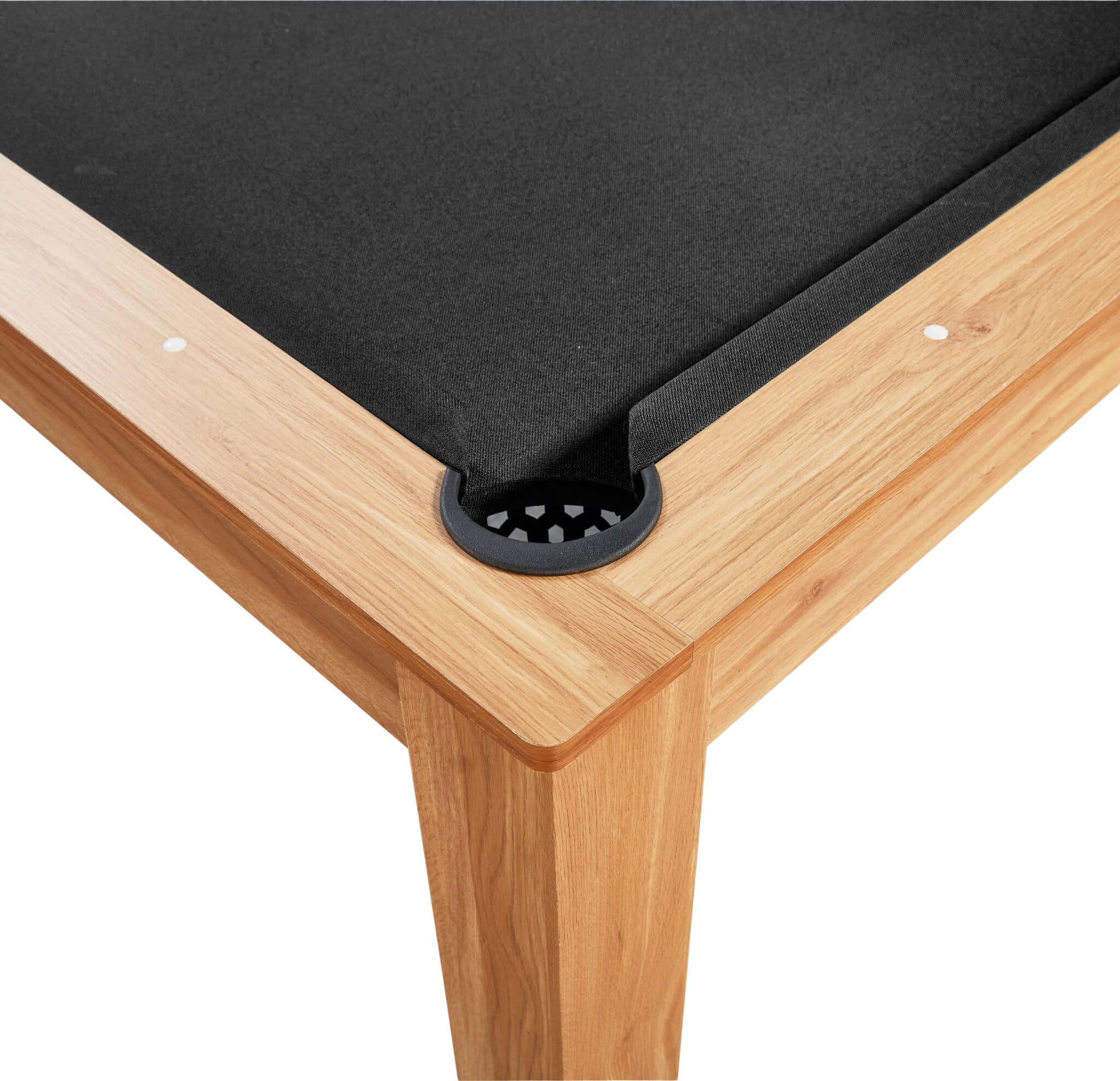 Billard Preggo convertible Bois clair tapis noir