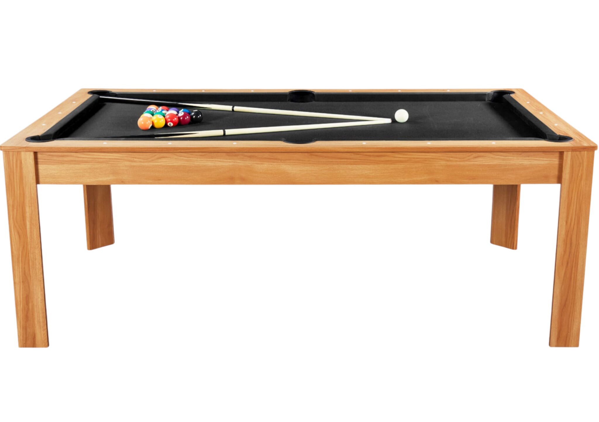 Billard Preggo convertible Bois clair tapis noir