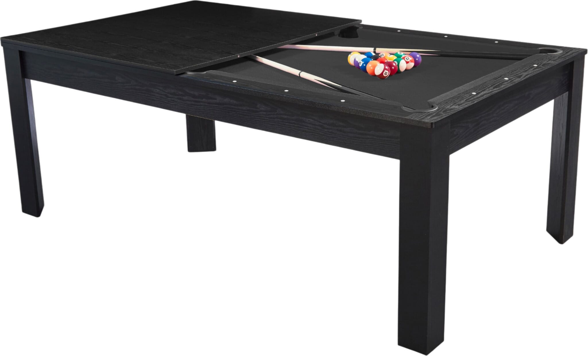 Billard Preggo convertible Noir tapis noir
