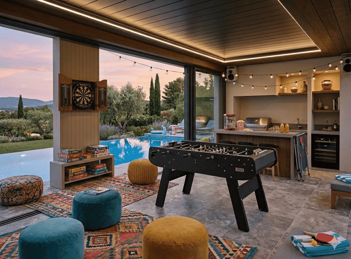 Baby foot extérieur René Pierre Tahiti noir