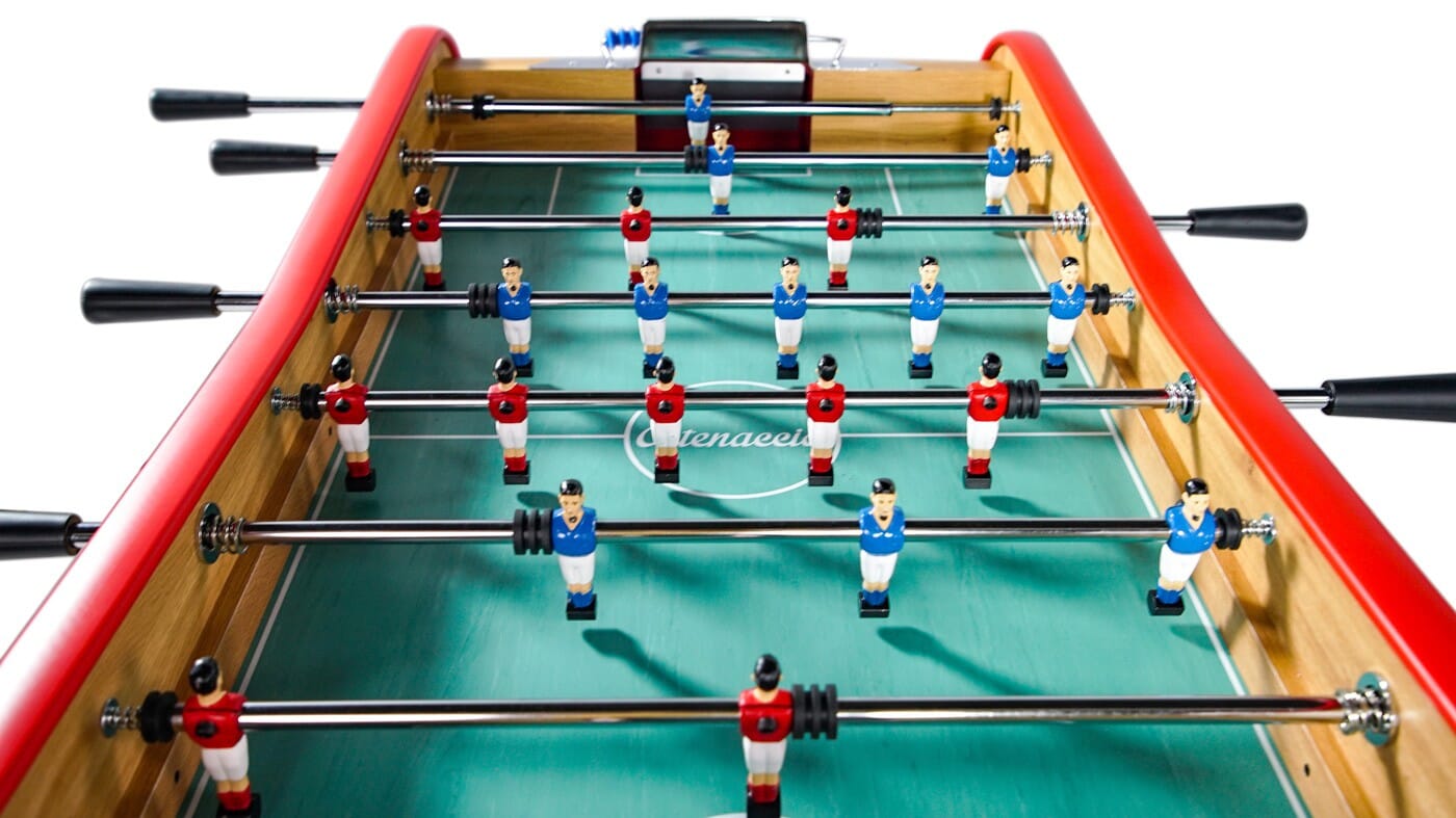 Baby foot avec monnayeur Catenaccio Flex bois clair
